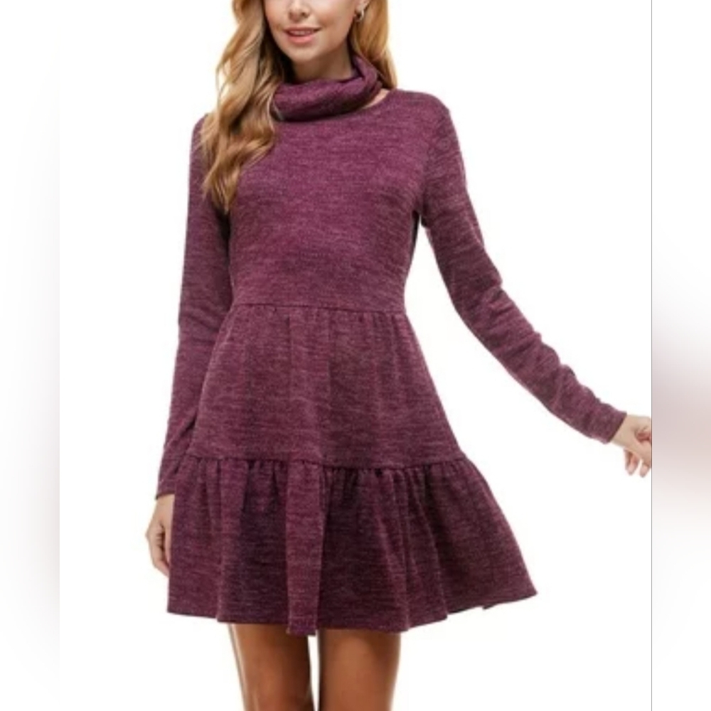 BeBop Tier Dress Wine